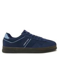 Sneakersy damskie - Sneakersy Tommy Jeans The Greenwich Suede EN0EN02696 Granatowy - miniaturka - grafika 1