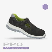 Obuwie robocze - PPO STRZELCE OPOLSKIE MODEL 281, SANDAŁY BEZPIECZNE Z METALOWYM PODNOSKIEM; PN-EN ISO 20345, S1, SRC - miniaturka - grafika 1