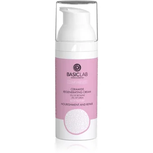 BasicLab Ceramidowy Krem Regenerujący z 5% Betainą I 3% Mocznikiem o Bogatej Konsystencji  50 ml - Kremy do twarzy - miniaturka - grafika 1