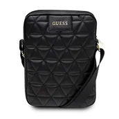 Torby na laptopy - Guess Quilted Tablet Bag - Torba na notebooka / tablet 10" (czarny) - miniaturka - grafika 1