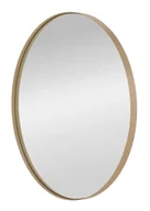 Lustra - Złote okrągłe lustro ścienne w ramie H1-E51 - miniaturka - grafika 1