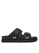 Klapki i japonki damskie - Hunter Klapki HFRU0004251 Czarny - miniaturka - grafika 1