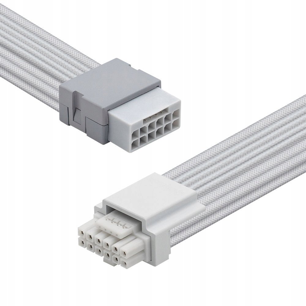 AsiaHorse Przedłużacz do zasilacza w oplocie 12VHPWR 70 CM Czarny AsiaHorse 16 AWG