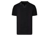 Koszulki męskie - LIVERGY® Koszulka polo męska z bawełny (Czarny, L (52/54)) - miniaturka - grafika 1