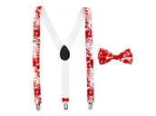 Halloween - Zestaw zakrwawione szelki + mucha 1 kpl. - miniaturka - grafika 1