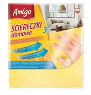 Ściereczki, gąbki, czyściki - Politan Amigo Ściereczki Domowe Uniwersalne 3 Sztuki - miniaturka - grafika 1