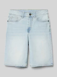 Spodnie i spodenki dla dziewczynek - Bermudy z detalami z logo - grafika 1