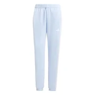 Spodnie rowerowe - adidas Kobiety ESSENTIALS 3-STRIPES FRENCH TERRY CUFFED PANTS, glow blue/white, XXL - miniaturka - grafika 1