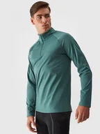 Bielizna sportowa męska - Męska bielizna termoaktywna (góra) 4F 4FWAW24UBRUM076 - turkusowa - miniaturka - grafika 1