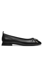 Baleriny - Clarks Baleriny Ubree15 Poppy 26181322 Czarny - miniaturka - grafika 1