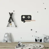 Lampy ścienne - Candellux Lampa Console Kinkiet Ścienny 5W Led Iq Kids Czarny 21-75628 - miniaturka - grafika 1