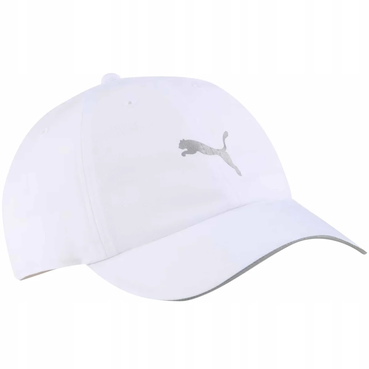 Czapka z Daszkiem Puma Do Biegania Cienka Małe Logo Biała 026169 02 r. L