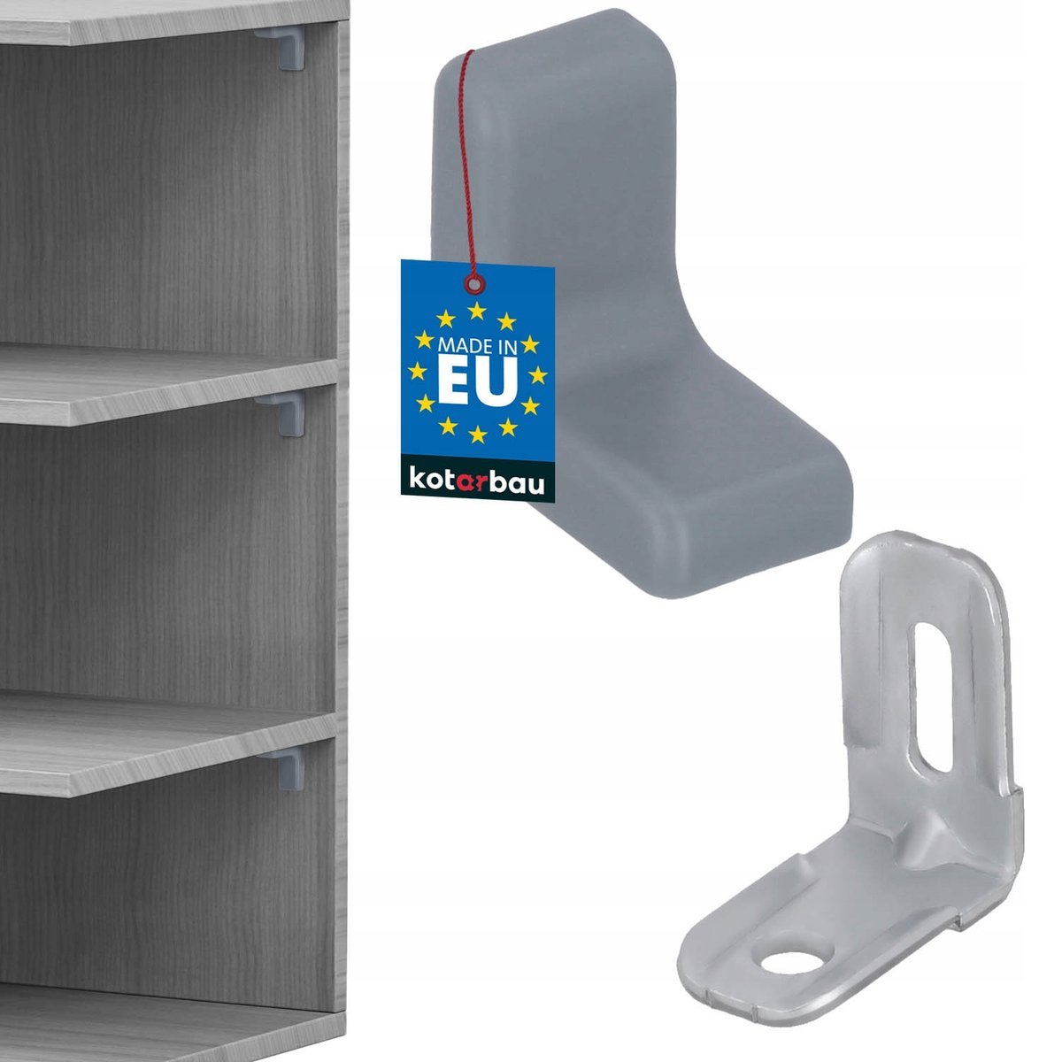 Komandorek metal. z osł. KN 375 POPIEL