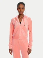 Bluzy damskie - Juicy Couture Bluza Madison JCWA122001 Pomarańczowy Slim Fit - miniaturka - grafika 1