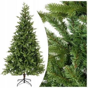 Gęsta sosna zielona sztuczna choinka jak żywa 180cm PREMIUM + Stojak - Choinki - miniaturka - grafika 1