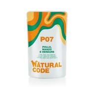 Mokra karma dla kotów - Natural Code P07 Kurczak Z Wołowiną I Warzywami - Mokra Karma Dla Kota - Saszetka 70G - miniaturka - grafika 1