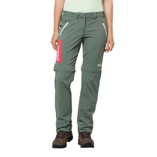 Spodnie z odpinanymi nogawkami OVERLAND ZIP AWAY W hedge green - 40 - Spodnie sportowe damskie - miniaturka - grafika 1