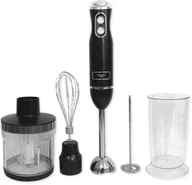 Blendery ręczne - Blender ręczny 4w1 - SMUKEE Vintage 700W Czarny - miniaturka - grafika 1