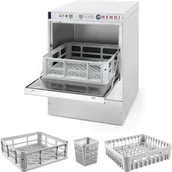 Zmywarki gastronomiczne - Hendi Zmywarka do szkła 40x40 cm z dozownikiem płynu myjącego i pompą spustową 230268 - miniaturka - grafika 1