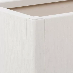 Donica ogrodowa, biała, 80x36x35 cm, PP Lumarko! - Donice - miniaturka - grafika 8