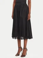 Spódnice - TWINSET Spódnica trapezowa 251TT2095 Czarny Regular Fit - miniaturka - grafika 1