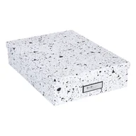 Akcesoria na biurko - Czarno-białe pudełko Bigso Box of Sweden Oskar - miniaturka - grafika 1