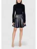 Sukienki - Morgan Sukienka dzianinowa 242-RPEPPER Czarny Slim Fit - miniaturka - grafika 1