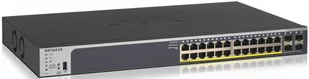 Netgear GS728TP-200EUS 28-Port Gigabit Smart Managed Pro portowe przełączniki PoE + i 4 SFP ports Czarny GS728TP-200EUS - Switche - miniaturka - grafika 3
