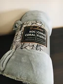 Koce - Carbotex koc polarowy Coral 150 x 200 cm poliester szary twm_967217 - miniaturka - grafika 1