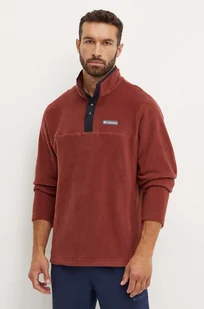Columbia bluza sportowa Steens Mountain Half Snap kolor brązowy wzorzysta 2097721 - Bluzy męskie - miniaturka - grafika 1