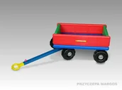 Samochody i pojazdy dla dzieci - Margos Przyczepa dwuosiowa - miniaturka - grafika 1