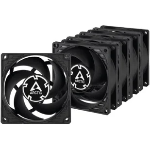 Arctic Cooling WENTYLATOR ARCTIC P8 Value Pack (black/black) 80mm Pack of 5pcs ACFAN00153A - Chłodzenie procesora - miniaturka - grafika 1