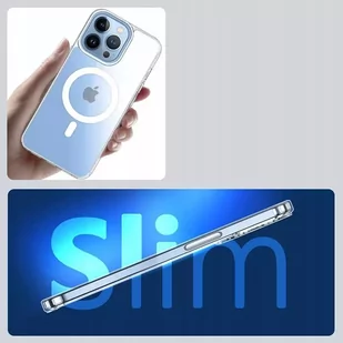 Etui Flexair Hybrid MagSafe do Apple iPhone 14 Clear - Etui i futerały do telefonów - miniaturka - grafika 2