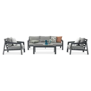 Zestaw mebli HENDERSON CAFFE Anthracite - Focus Garden - Meble ogrodowe - miniaturka - grafika 1