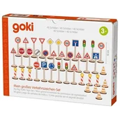 Figurki dla dzieci - Zestaw Znaków Drogowych 80 elementów - zabawka - miniaturka - grafika 1