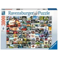 Puzzle - Ravensburger Puzzle 3000 elementów 99 Momentów Kampera VW 4005556160181 - miniaturka - grafika 1