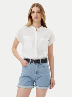 Tommy Hilfiger Koszula WW0WW44715 Biały Regular Fit - Koszule damskie - miniaturka - grafika 1
