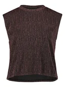 Bluzki damskie - Pieces Bluzka w kolorze brązowym - miniaturka - grafika 1