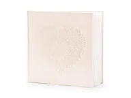 Albumy fotograficzne - Księga Gości 20,5x20,5cm jasno różowa 22 kartki - artykuł papierniczy - miniaturka - grafika 1