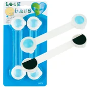 Zabezpieczenia dla dzieci - BLOKADA DO SZUFLAD SZAFEK ZABEZPIECZENIA 2SZT/KPL - miniaturka - grafika 1