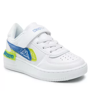 Buty dla chłopców - Sneakersy Kappa - 260971NCK White/Blue 1060 - grafika 1