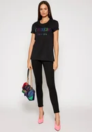 Spodnie damskie - GUESS SPODNIE DAMSKIE CZARNE ELEGANCKIE S 0AXF3* - miniaturka - grafika 1