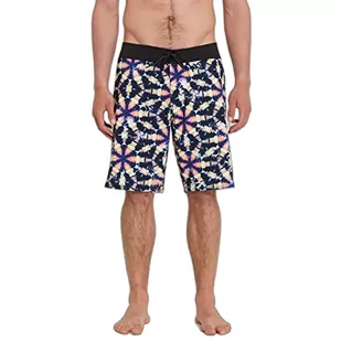 Volcom Mod wycofać 20 męskie spodnie surfingowe, przywróć nowy czarny, 30, Przywróć nową czerń, 30 - Spodenki męskie - miniaturka - grafika 1