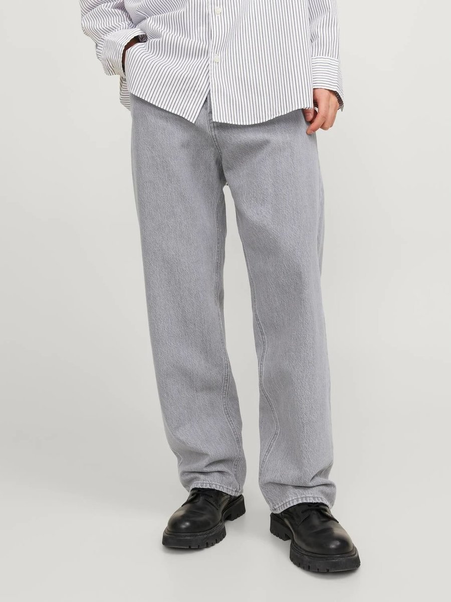 jeansy męskie jack and jones 12249060 alex. denim szary