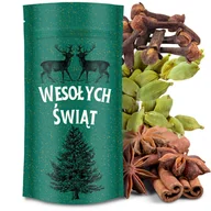 Przyprawy i zioła sypkie - Zestaw przypraw do grzańca anyż goździki cynamon kardamon w torebce prezent na święta 50 g - miniaturka - grafika 1