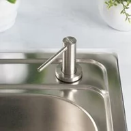 Pozostałe akcesoria kuchenne - Dozownik do zlewu na płynu do naczyń 500 ml ze stali inox Nett DFS-300 - miniaturka - grafika 1