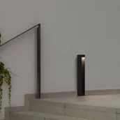 Lampy ogrodowe - FARO BARCELONA Lampa ogrodowa stojąca Cerler, aluminiowy / szary / cynkowy, aluminium, nowoczesny - miniaturka - grafika 1