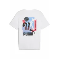 Koszulki sportowe męskie - Męska koszulka sportowa Graphics Summer PUMA White - miniaturka - grafika 1