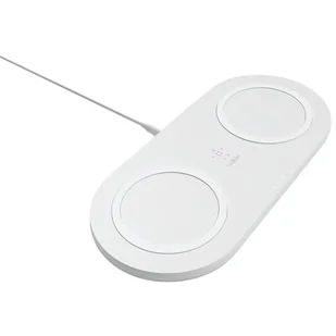 Belkin Ładowarka indukcyjna pad 2x10W Biała WIZ002vfWH - Ładowarki do telefonów - miniaturka - grafika 1