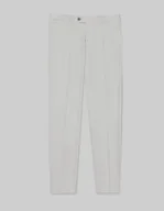 Spodnie męskie - spodnie do zestawu erve szary slim fit - miniaturka - grafika 1